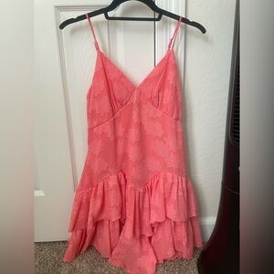 Wild Fable Pink Chemise with Lace Trim